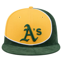 Athletics New Era Retro Split Corduroy Snapback Hat discount