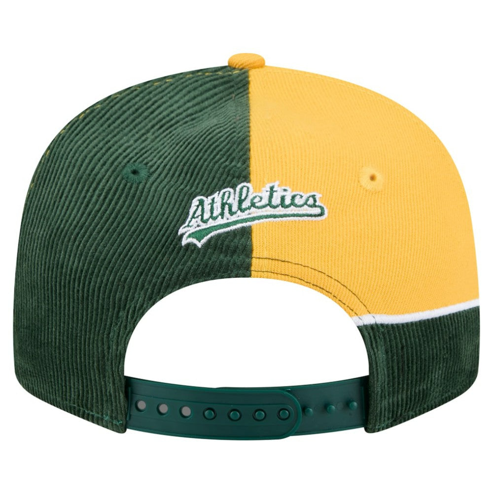 Athletics New Era Retro Split Corduroy Snapback Hat discount