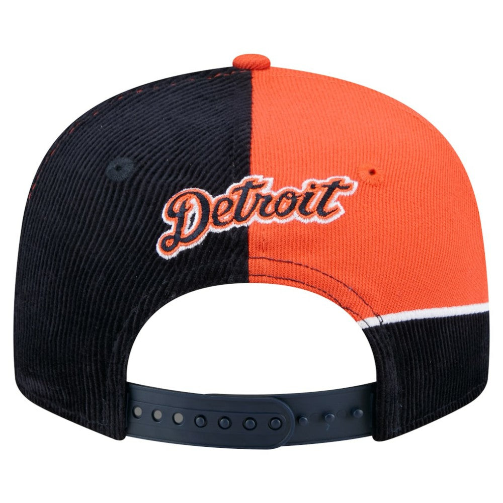 Detroit Tigers New Era Retro Split Corduroy Snapback Hat for sale