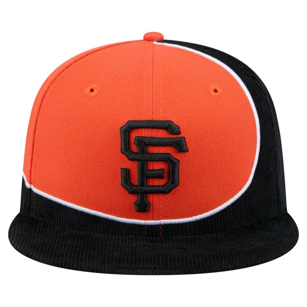San Francisco Giants New Era Retro Split Corduroy Snapback Hat for sale