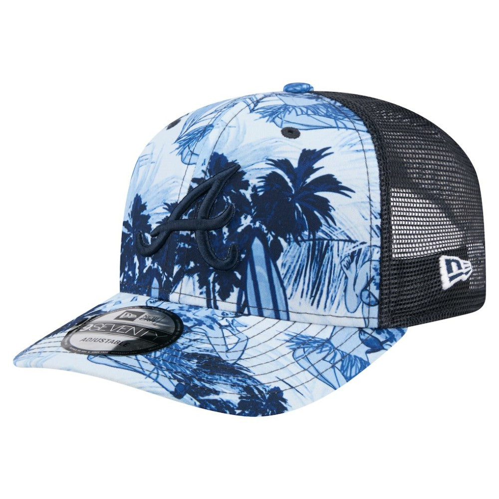 Atlanta Braves New Era Hula Trucker 9SEVENTY Adjustable Hat for sale