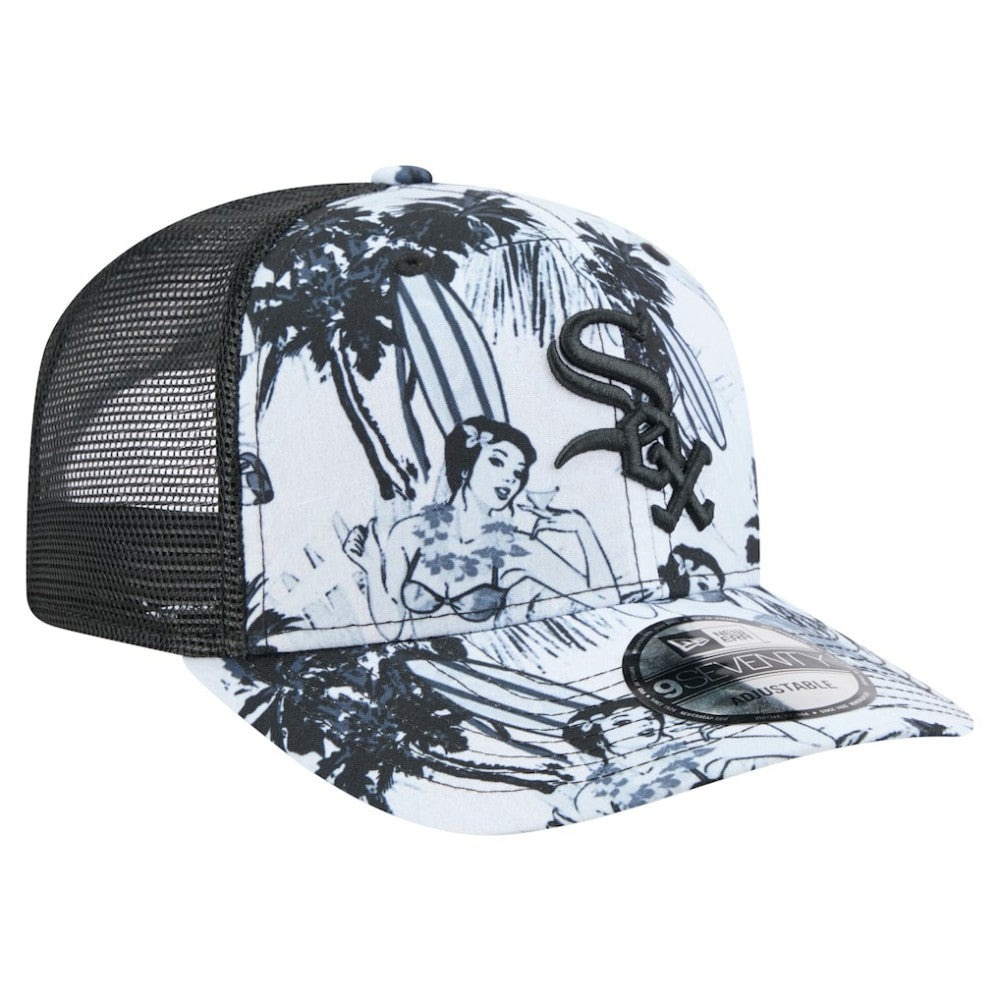 Chicago White Sox New Era Hula Trucker 9SEVENTY Adjustable Hat Clearance