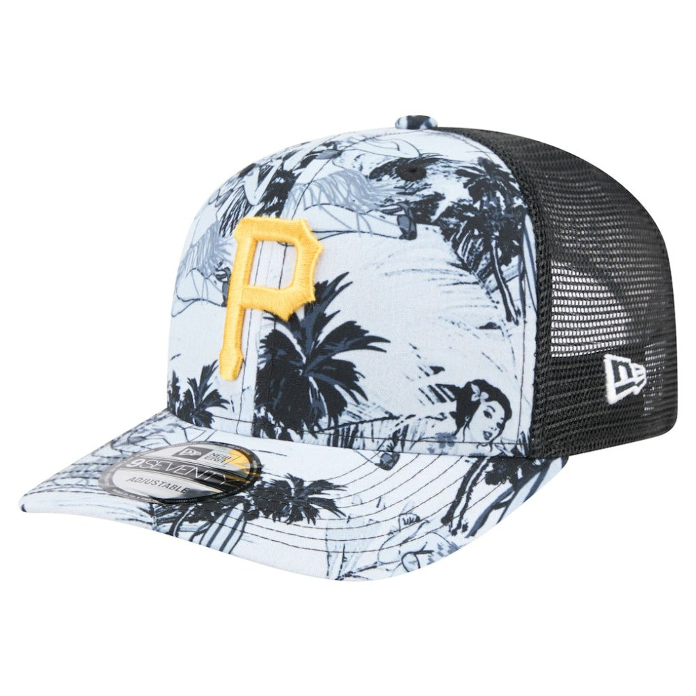 Pittsburgh Pirates New Era Hula Trucker 9SEVENTY Adjustable Hat Near Me