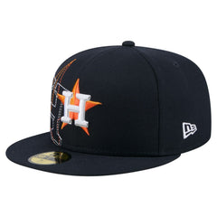 Houston Astros New Era Yarn Stitch 59FIFTY Fitted Hat Lifestyle