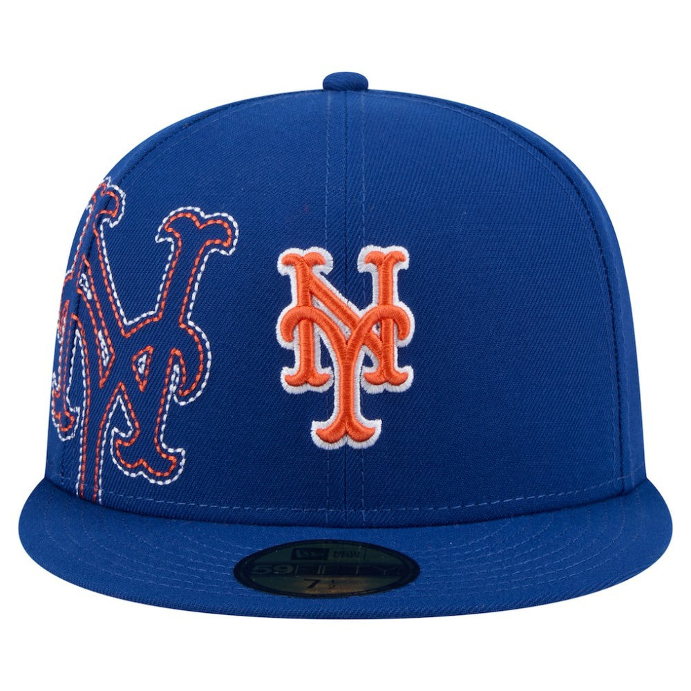 New York Mets New Era Yarn Stitch 59FIFTY Fitted Hat Lifestyle