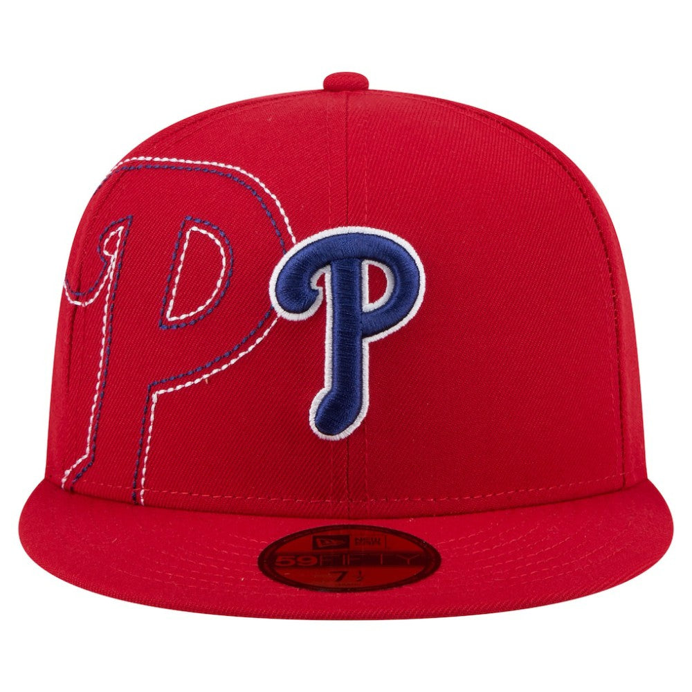 Philadelphia Phillies New Era Yarn Stitch 59FIFTY Fitted Hat Lifestyle