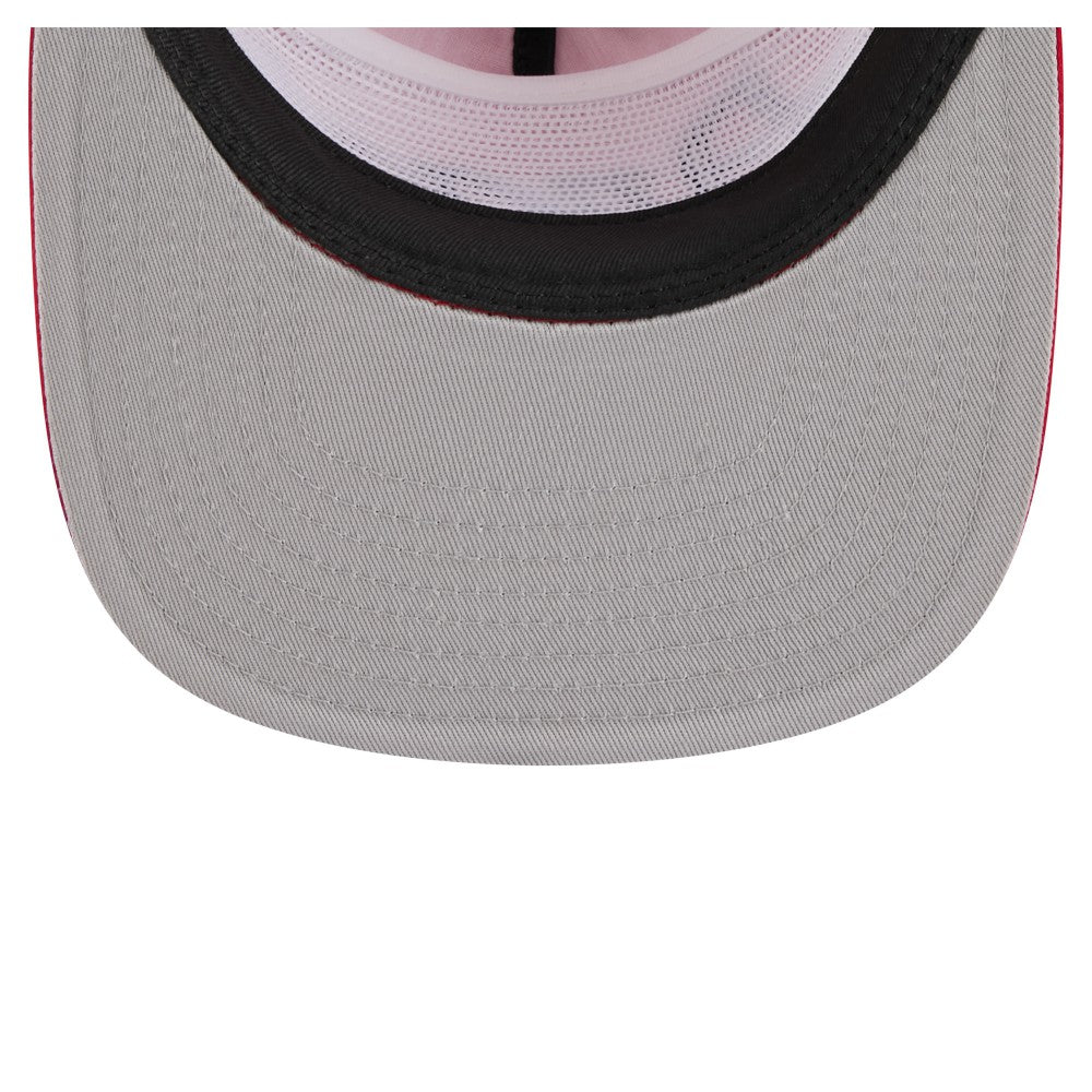 Los Angeles Angels New Era Retro Satin Script Golfer Adjustable Hat for sale
