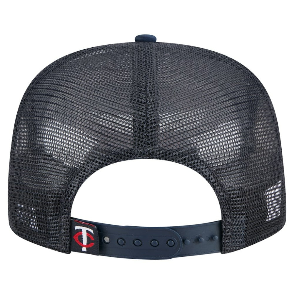 Minnesota Twins New Era Retro Satin Script Golfer Adjustable Hat for sale