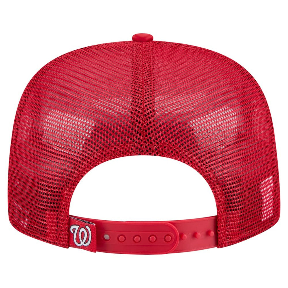 Washington Nationals New Era Retro Satin Script Golfer Adjustable Hat Online