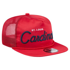 St. Louis Cardinals New Era Retro Satin Script Golfer Adjustable Hat Lifestyle