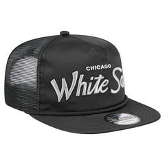 Chicago White Sox New Era Retro Satin Script Golfer Adjustable Hat Online
