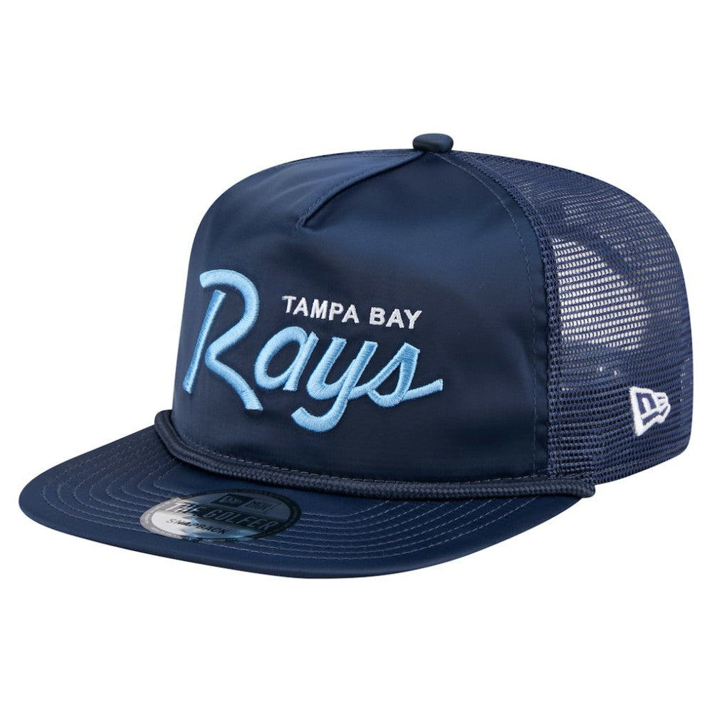 Tampa Bay Rays New Era Retro Satin Script Golfer Adjustable Hat Near Me