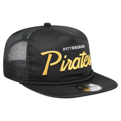 Pittsburgh Pirates New Era Retro Satin Script Golfer Adjustable Hat Online