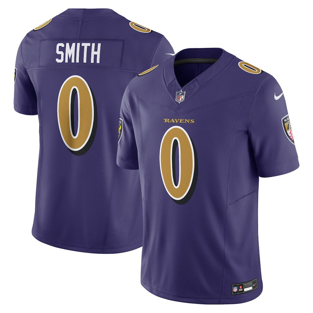 Roquan Smith Baltimore Ravens Alternate 2 Vapor F.U.S.E. Limited Jersey Purple - Nike