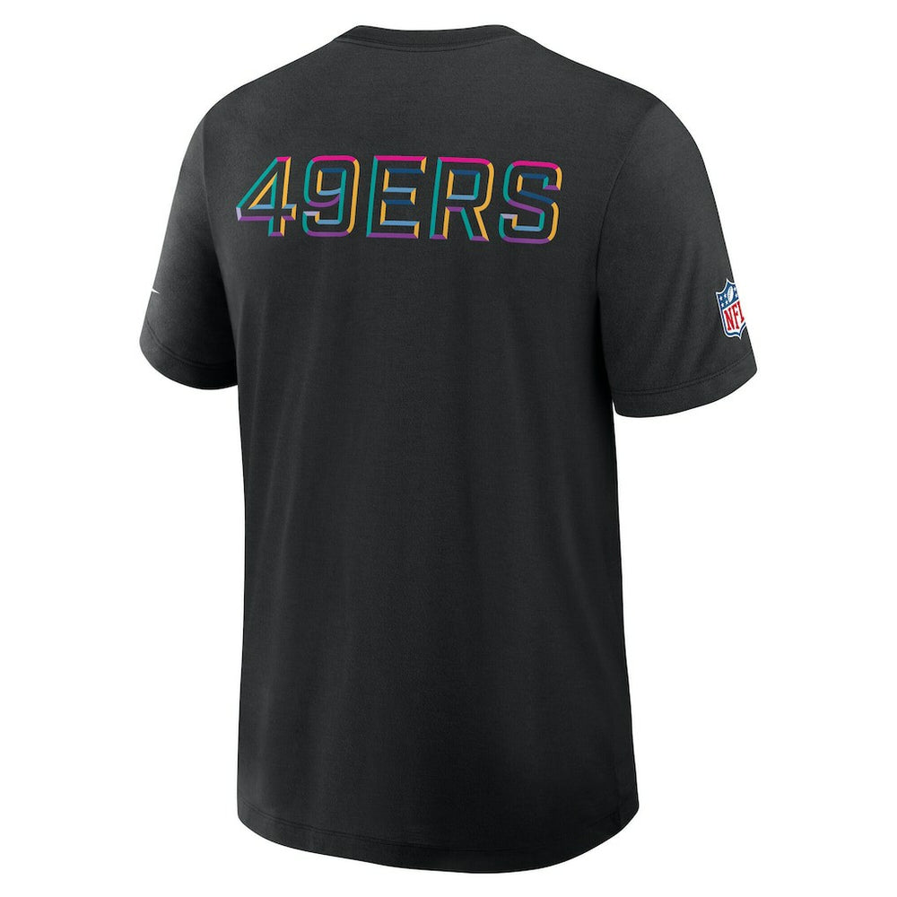 San Francisco 49ers Tall 2025 NFL Crucial Catch Tri-Blend Dri-FIT T-Shirt Black - Nike