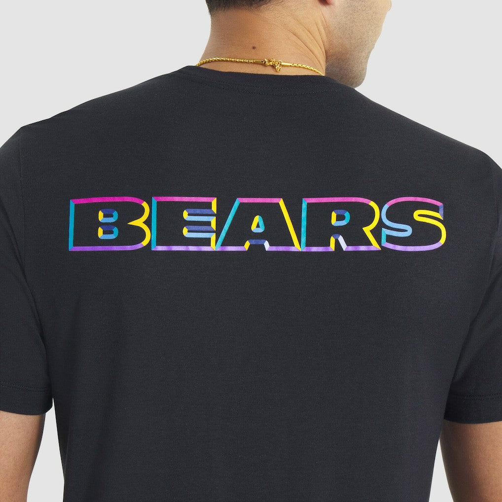 Chicago Bears Tall 2025 NFL Crucial Catch Tri-Blend Dri-FIT T-Shirt Black - Nike