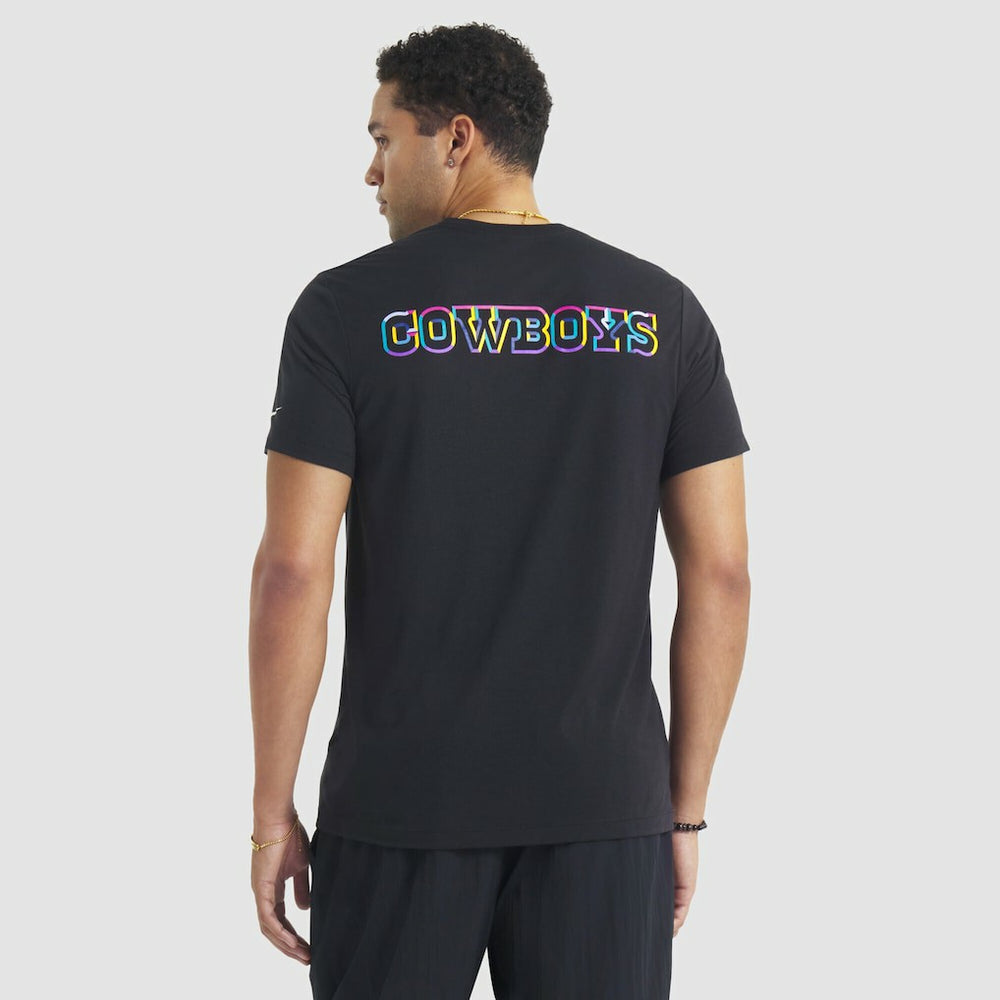 Dallas Cowboys Tall 2025 NFL Crucial Catch Tri-Blend Dri-FIT T-Shirt Black - Nike