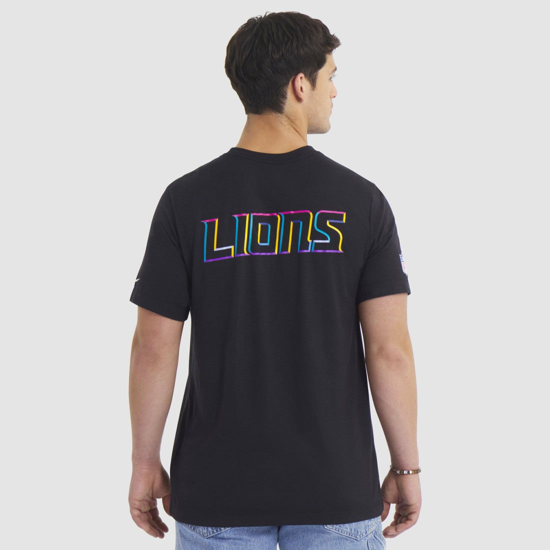 Detroit Lions Tall 2025 NFL Crucial Catch Tri-Blend Dri-FIT T-Shirt Black - Nike
