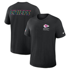 Kansas City Chiefs Tall 2025 NFL Crucial Catch Tri-Blend Dri-FIT T-Shirt Black - Nike