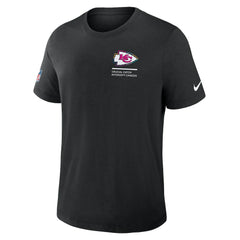 Kansas City Chiefs Tall 2025 NFL Crucial Catch Tri-Blend Dri-FIT T-Shirt Black - Nike