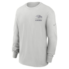 Baltimore Ravens Essential Heavy Max90 Long Sleeve T-Shirt Gray - Nike
