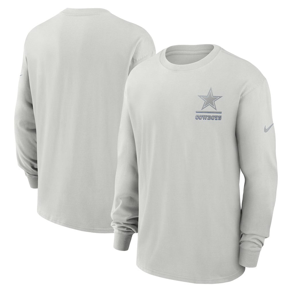 Dallas Cowboys Essential Heavy Max90 Long Sleeve T-Shirt Gray - Nike