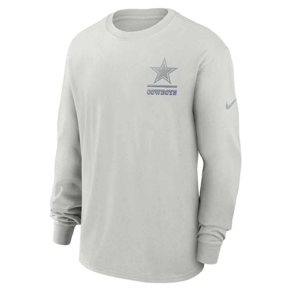 Dallas Cowboys Essential Heavy Max90 Long Sleeve T-Shirt Gray - Nike