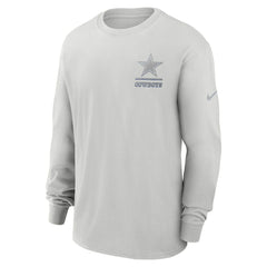 Dallas Cowboys Essential Heavy Max90 Long Sleeve T-Shirt Gray - Nike