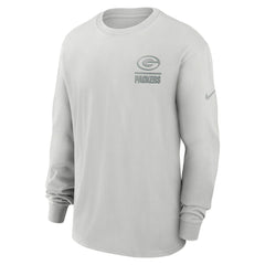 Green Bay Packers Essential Heavy Max90 Long Sleeve T-Shirt Gray - Nike