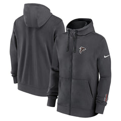 Atlanta Falcons Primetime Club Full-Zip Hoodie Anthracite - Nike