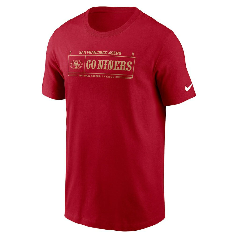 San Francisco 49ers Primetime Local Essential T-Shirt Scarlet - Nike