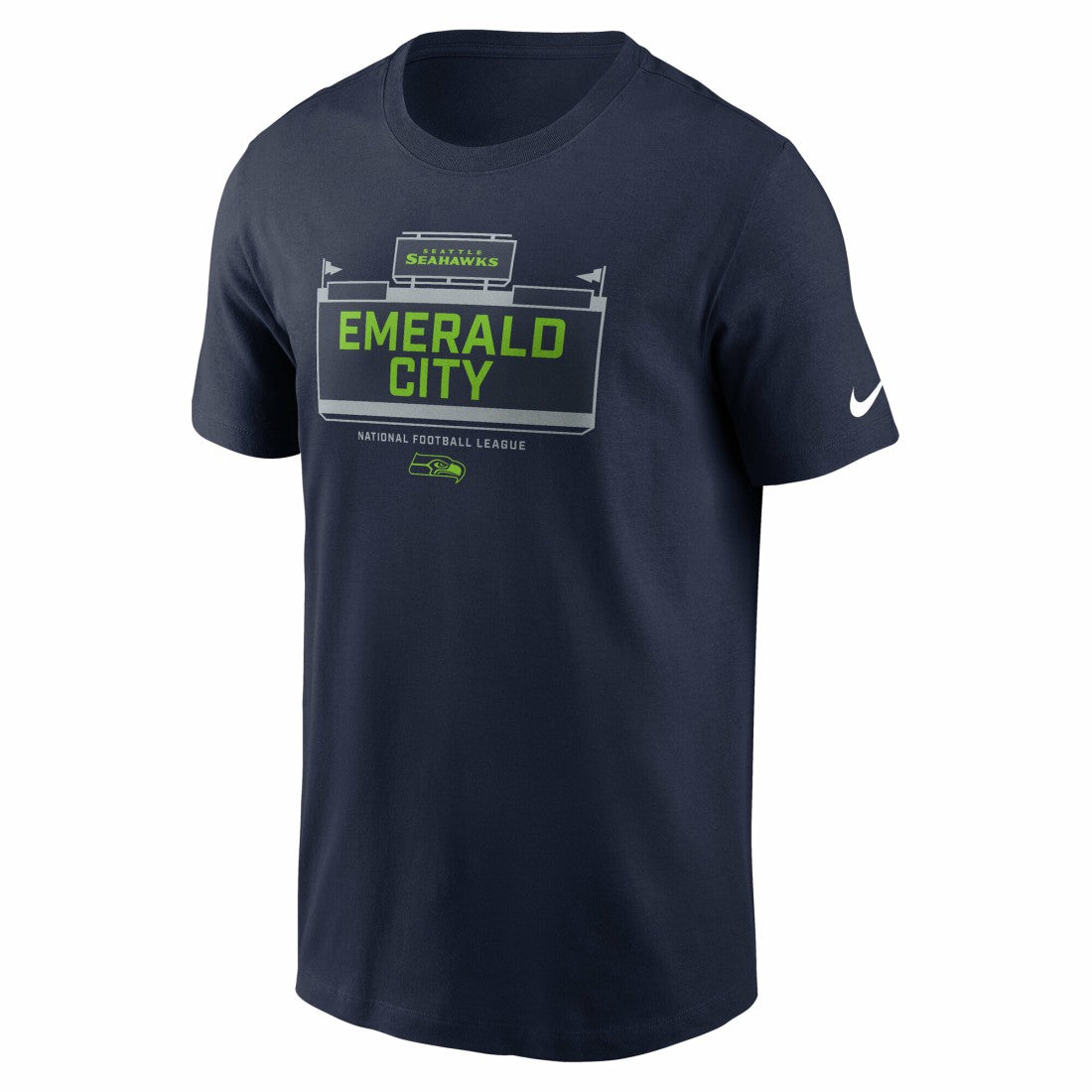Seattle Seahawks Primetime Local Essential T-Shirt College Navy - Nike