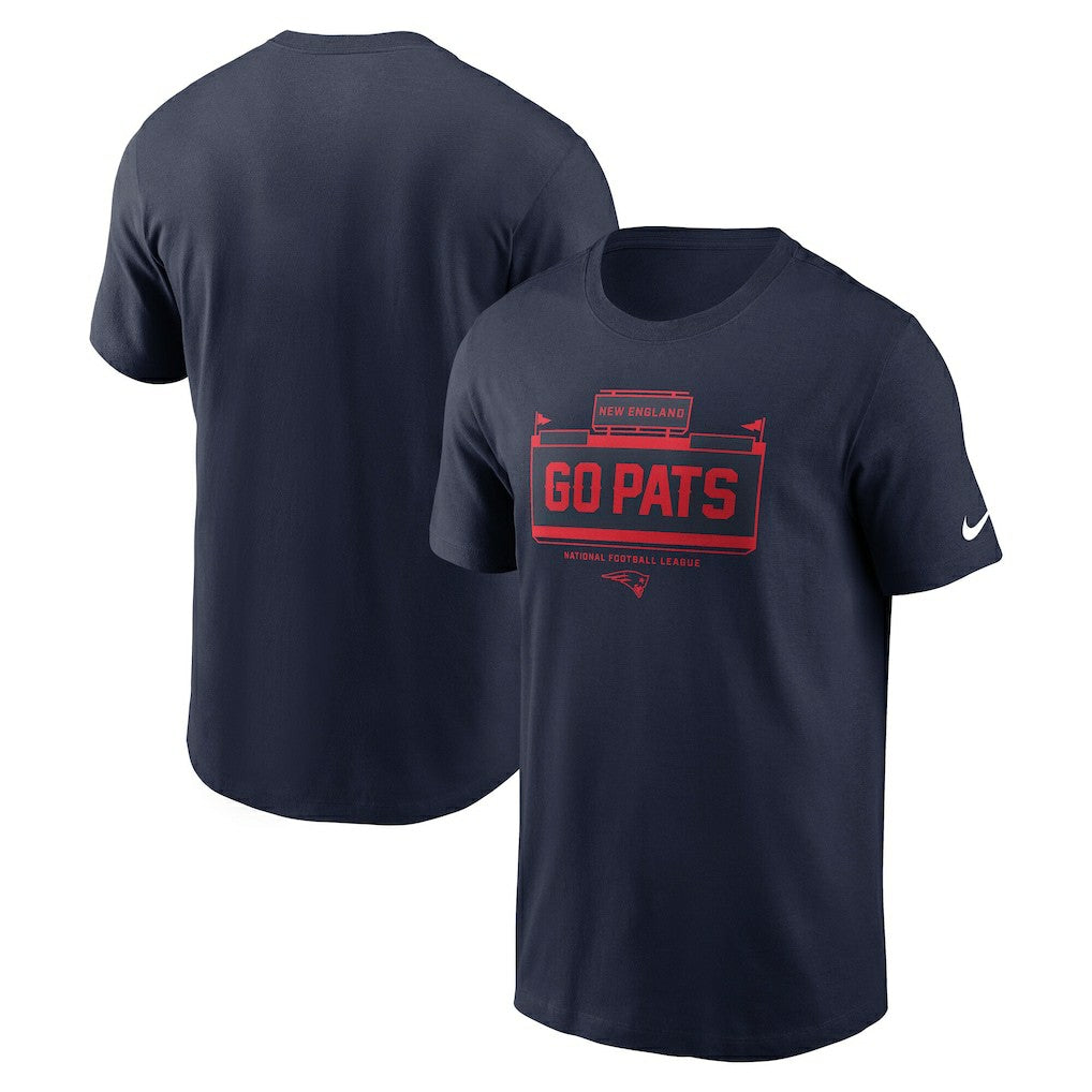New England Patriots Primetime Local Essential T-Shirt Navy - Nike