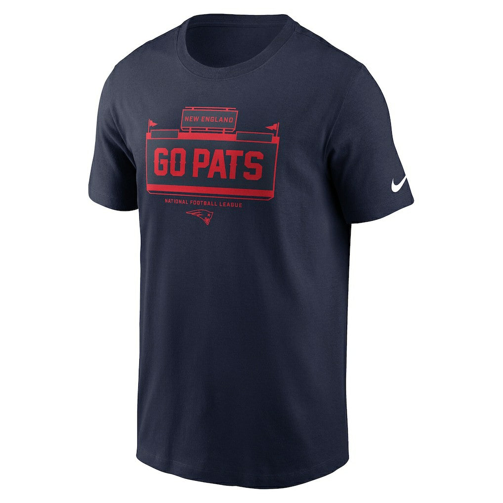 New England Patriots Primetime Local Essential T-Shirt Navy - Nike