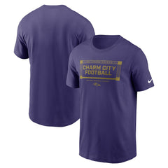 Baltimore Ravens Primetime Local Essential T-Shirt Purple - Nike
