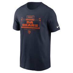 Chicago Bears Primetime Local Essential T-Shirt Navy - Nike