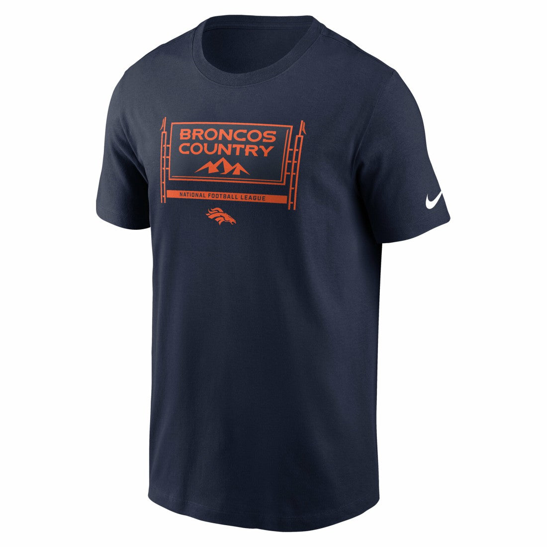 Denver Broncos Primetime Local Essential T-Shirt Navy - Nike