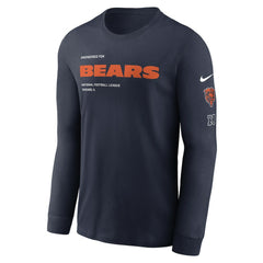 Chicago Bears Play to Win Essential Long Sleeve T-Shirt Navy - Nike