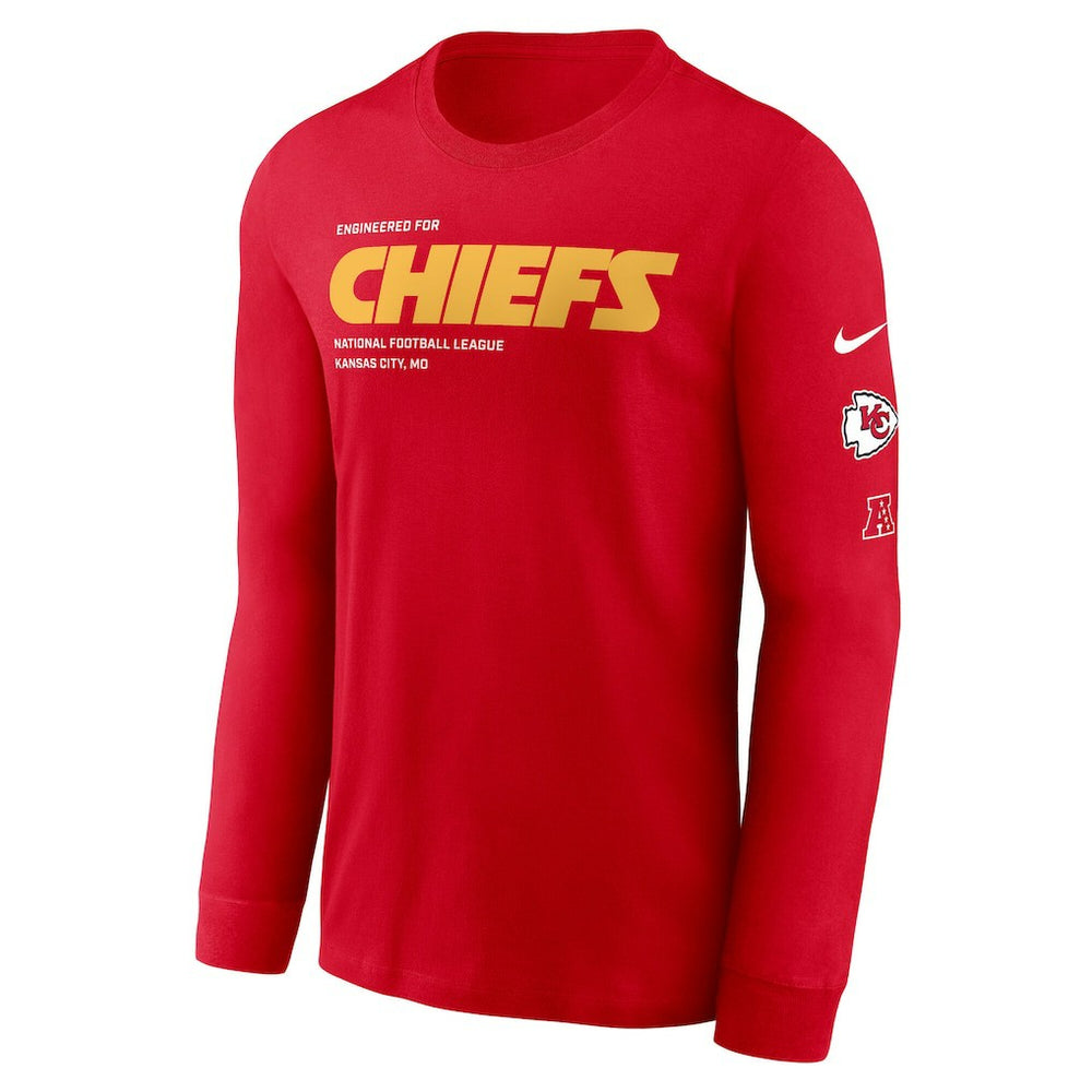 Kansas City Chiefs Play to Win Essential Long Sleeve T-Shirt Red - Nike