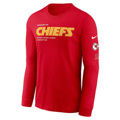 Kansas City Chiefs Play to Win Essential Long Sleeve T-Shirt Red - Nike