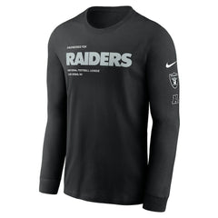 Las Vegas Raiders Play to Win Essential Long Sleeve T-Shirt Black - Nike