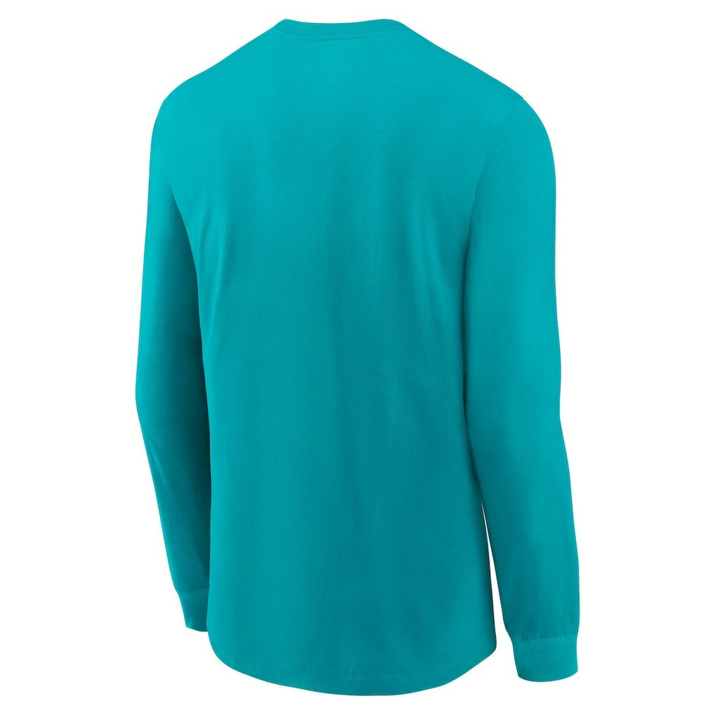 Miami Dolphins Play to Win Essential Long Sleeve T-Shirt Aqua - Nike