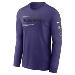 Baltimore Ravens Play to Win Essential Long Sleeve T-Shirt Purple - Nike