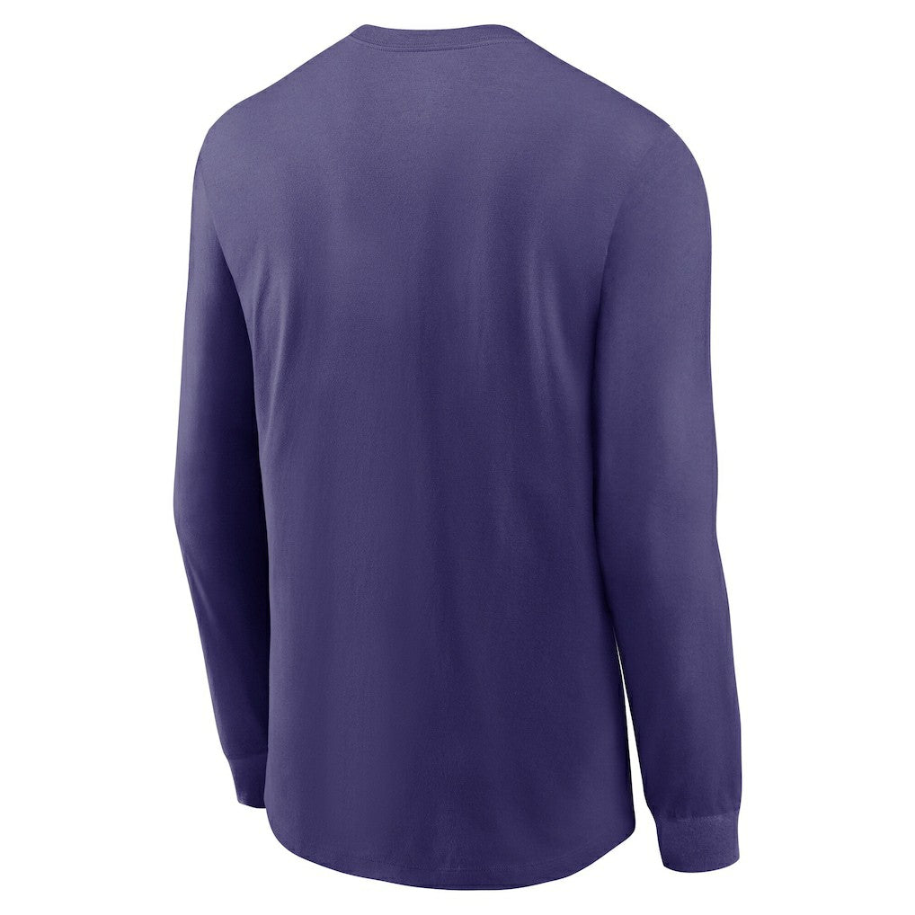 Baltimore Ravens Play to Win Essential Long Sleeve T-Shirt Purple - Nike