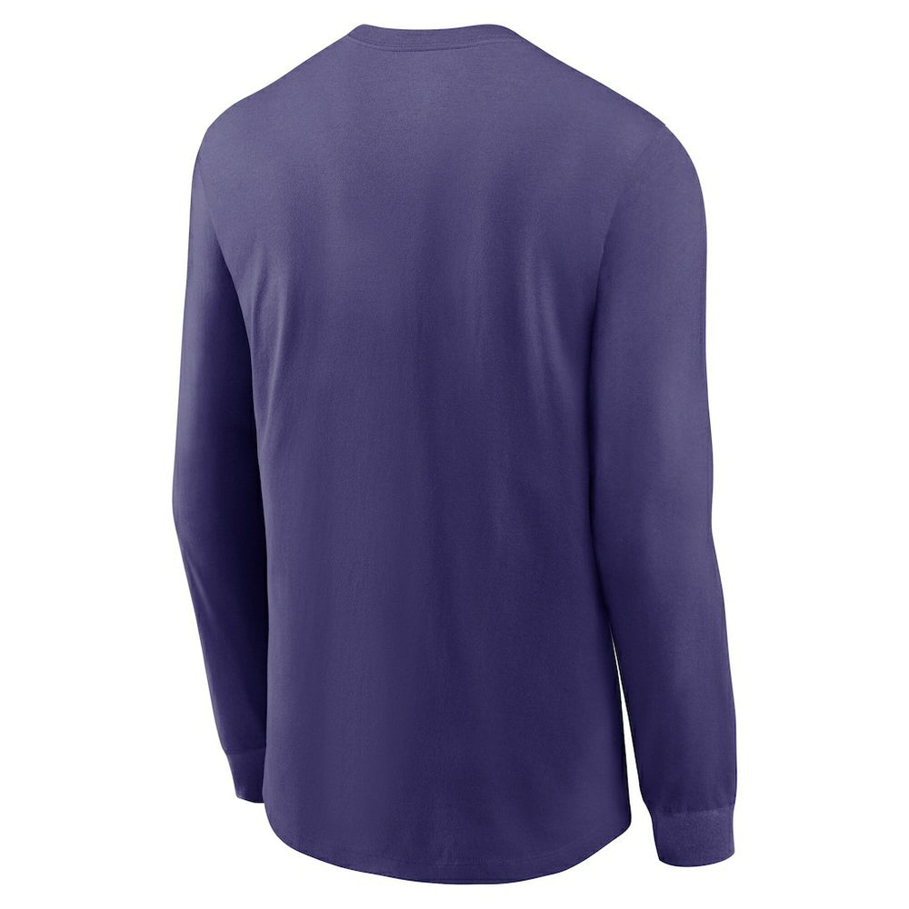 Baltimore Ravens Play to Win Essential Long Sleeve T-Shirt Purple - Nike