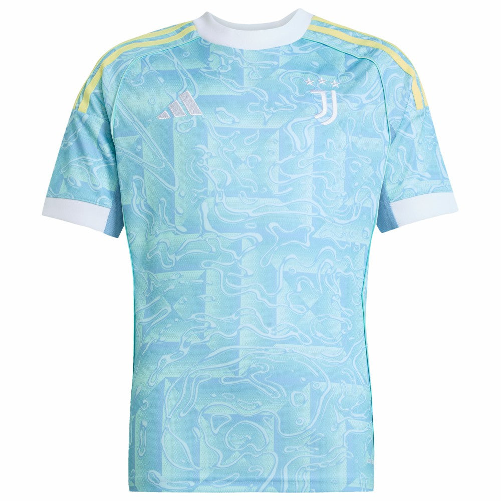 Adidas Juventus Youth 2025/26 Away Replica Jerseys - Blue