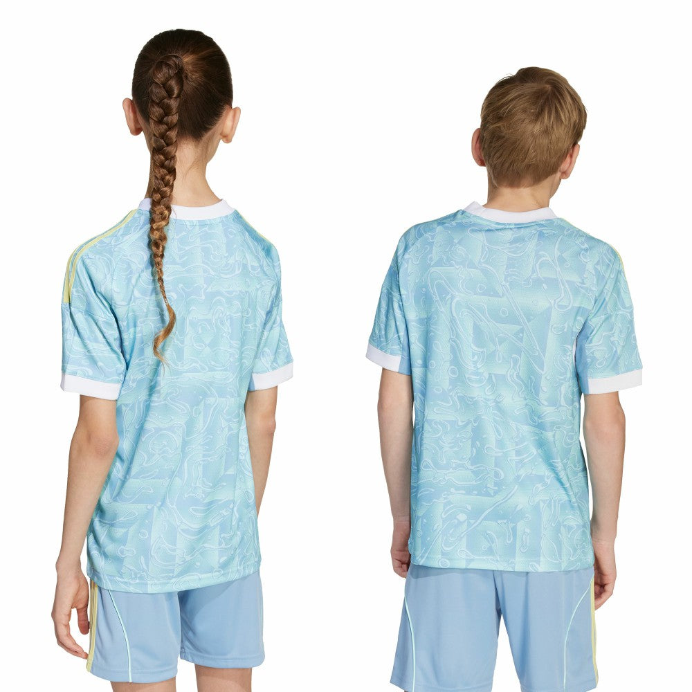 Adidas Juventus Youth 2025/26 Away Replica Jerseys - Blue