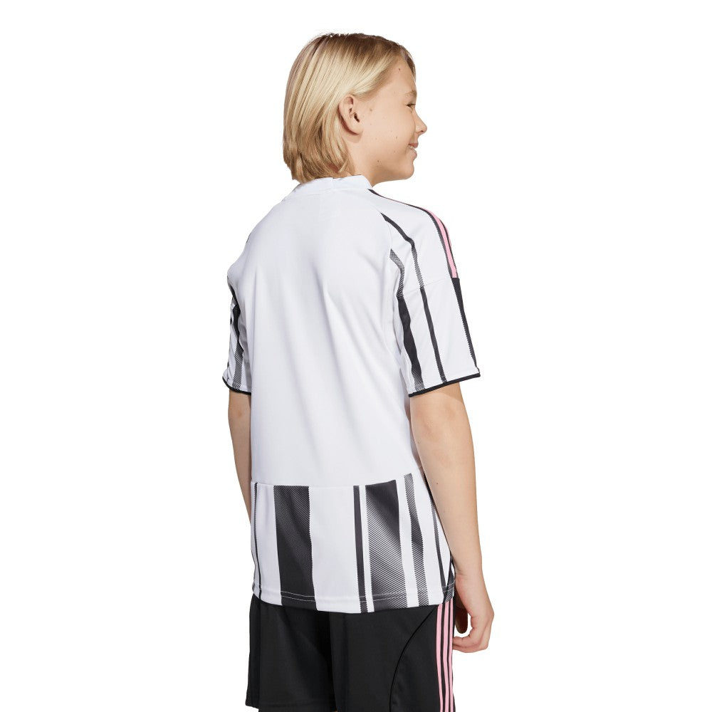 Adidas Juventus Youth 2025/26 Home Replica Jerseys - White