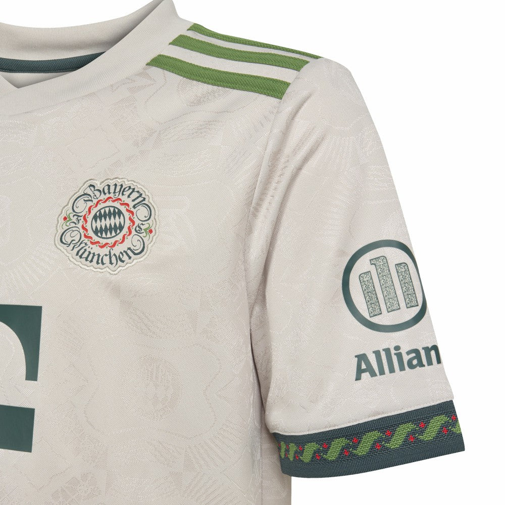 Adidas Bayern Munich Youth 2025/26 Fourth Replica Jerseys - Tan