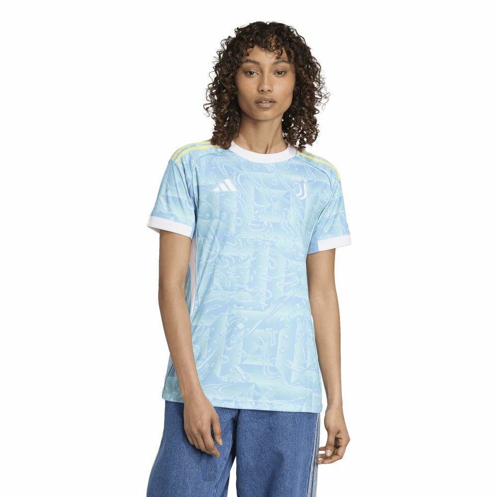 Adidas Juventus Women's 2025/26 Away Replica Jerseys - Blue